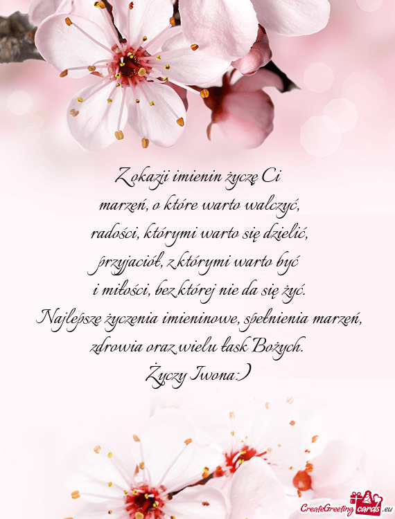 I miłości, bez której nie da się żyć