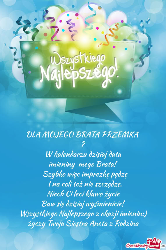 I na coli też nie szczędzę