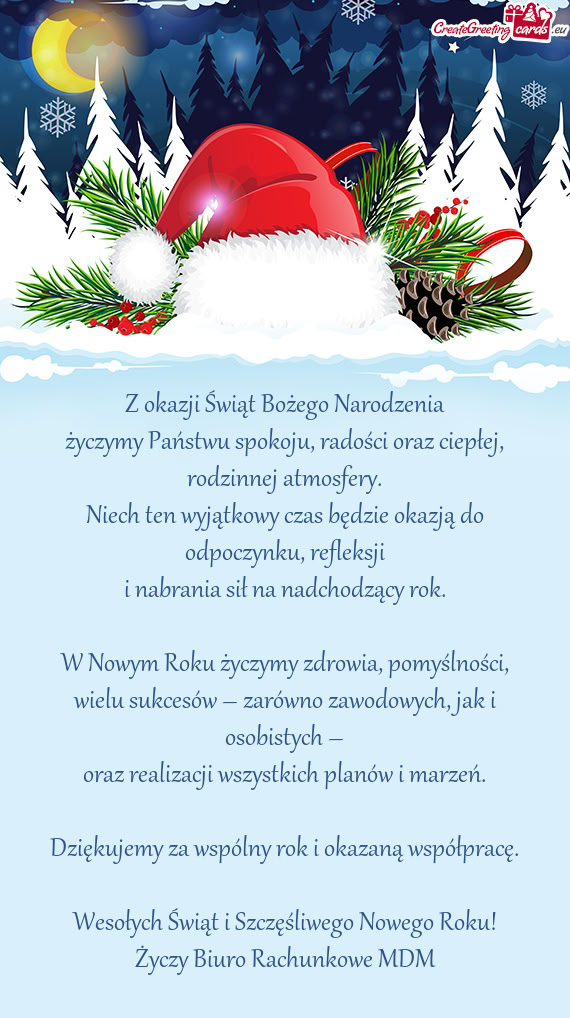 I nabrania sił na nadchodzący rok