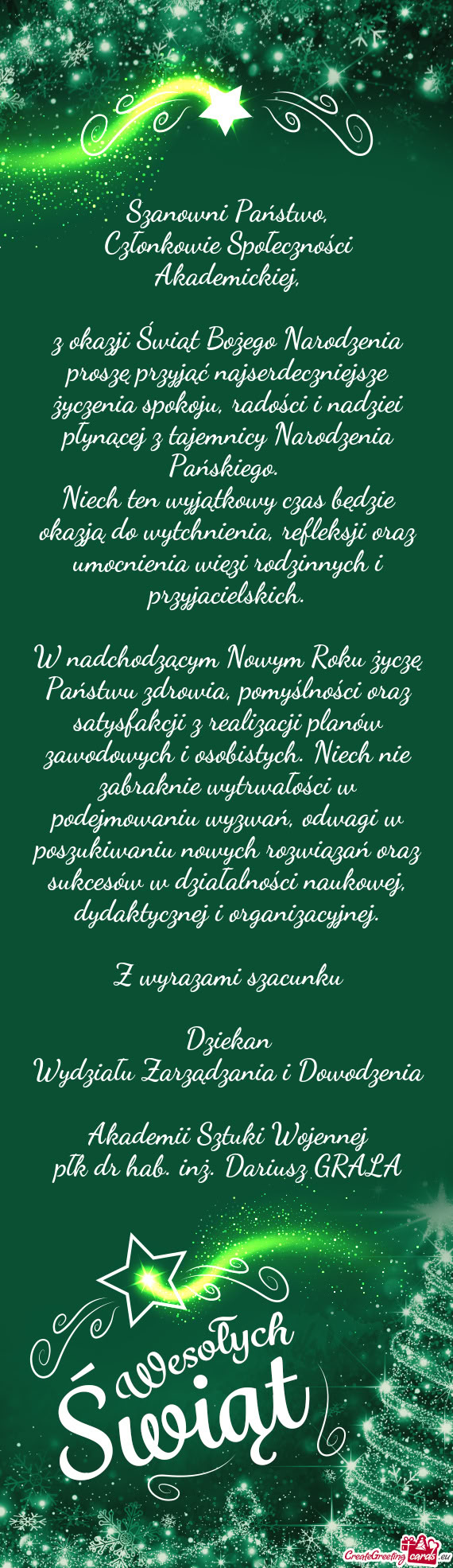 I nadziei płynącej z tajemnicy Narodzenia Pańskiego