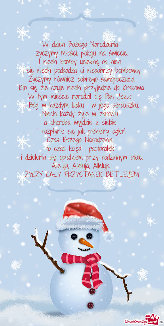 I niech bomby uciekną od nich