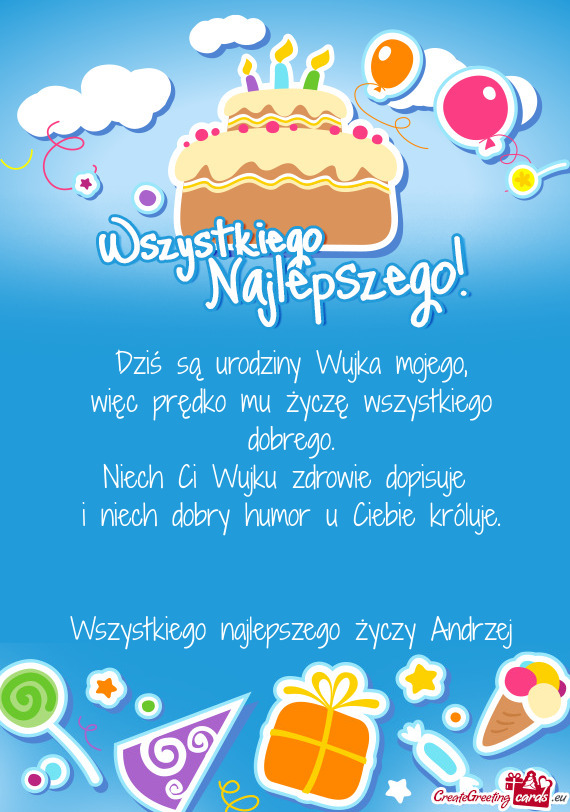 I niech dobry humor u Ciebie króluje