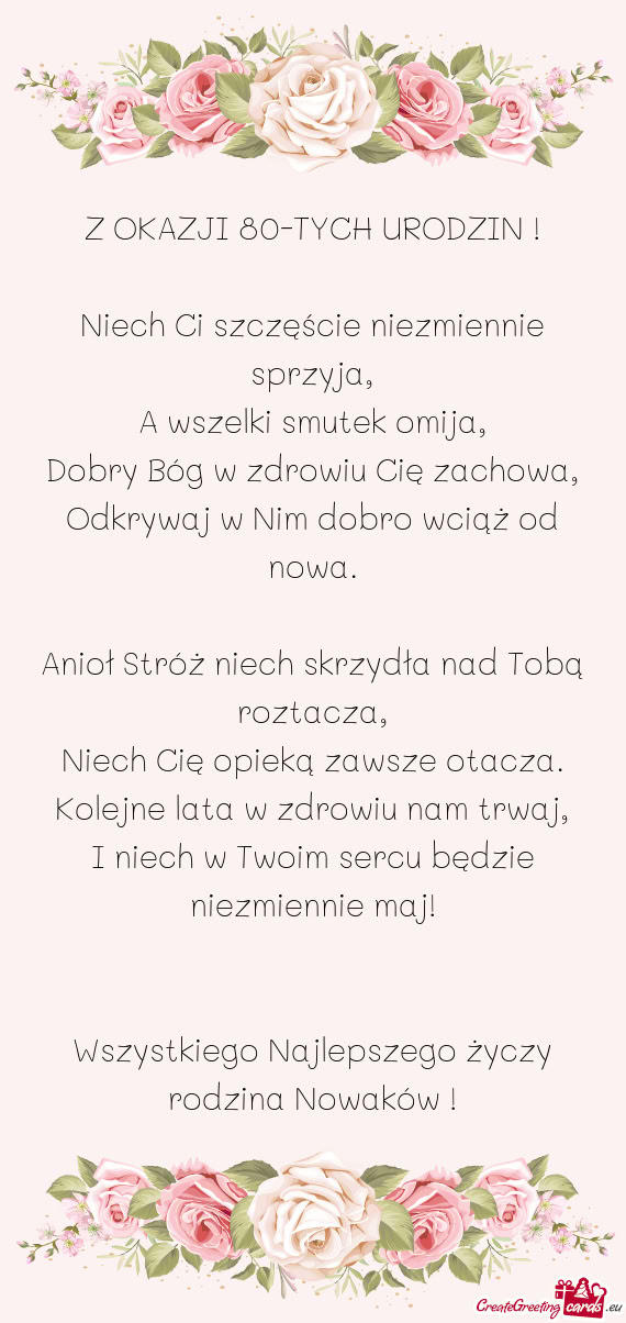 I niech w Twoim sercu będzie niezmiennie maj