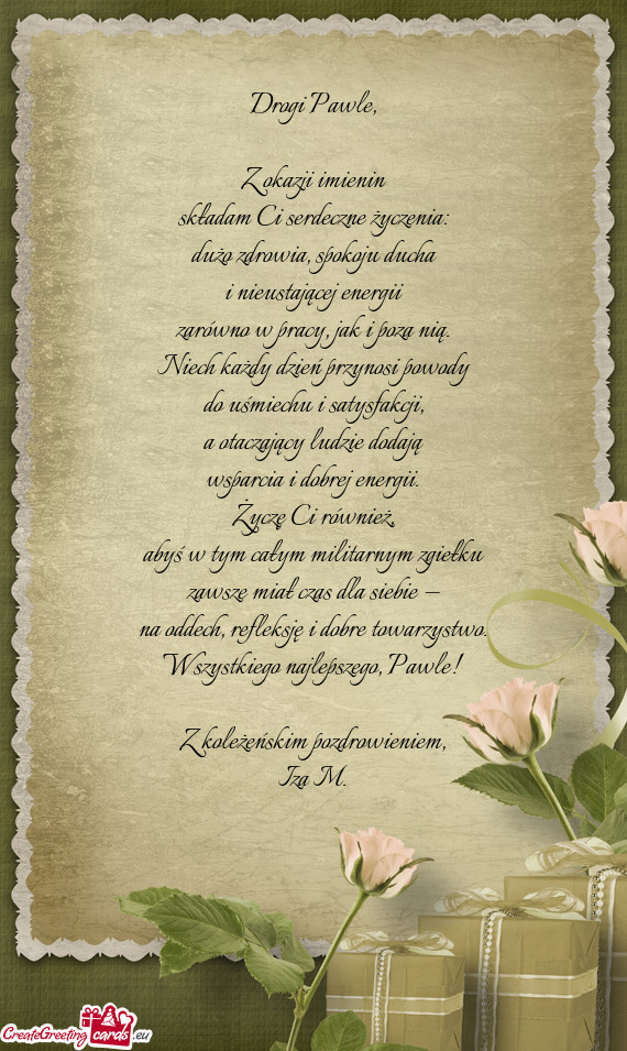 I nieustającej energii