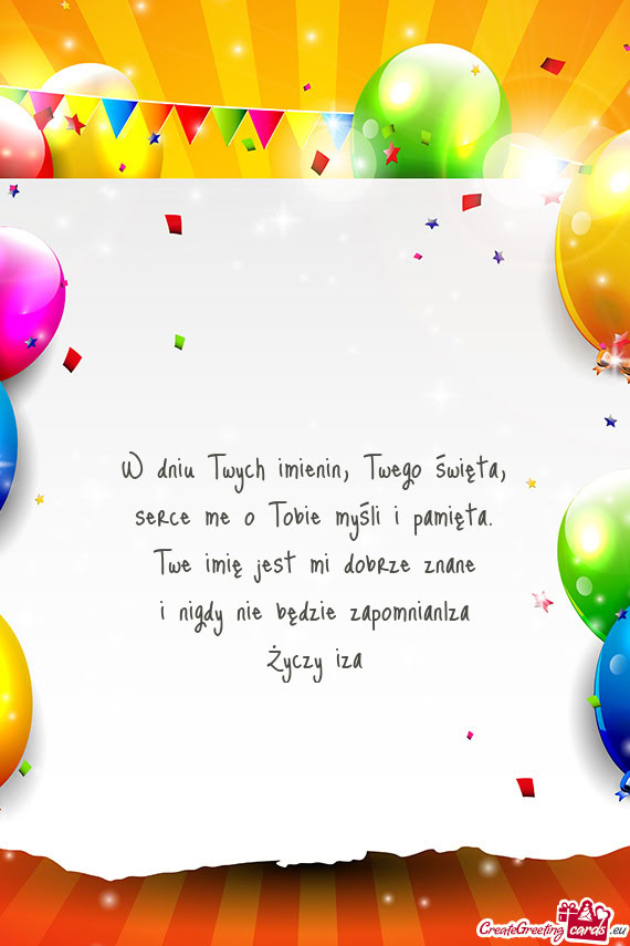 I nigdy nie będzie zapomnianlza