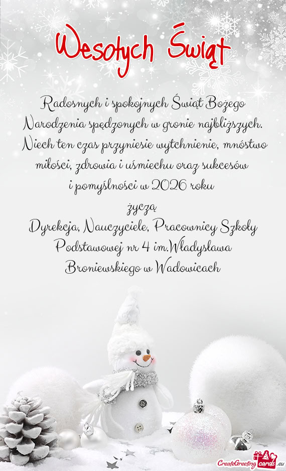 I pomyślności w 2026 roku