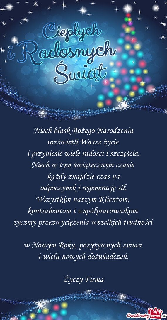 I przyniesie wiele radości i szczęścia