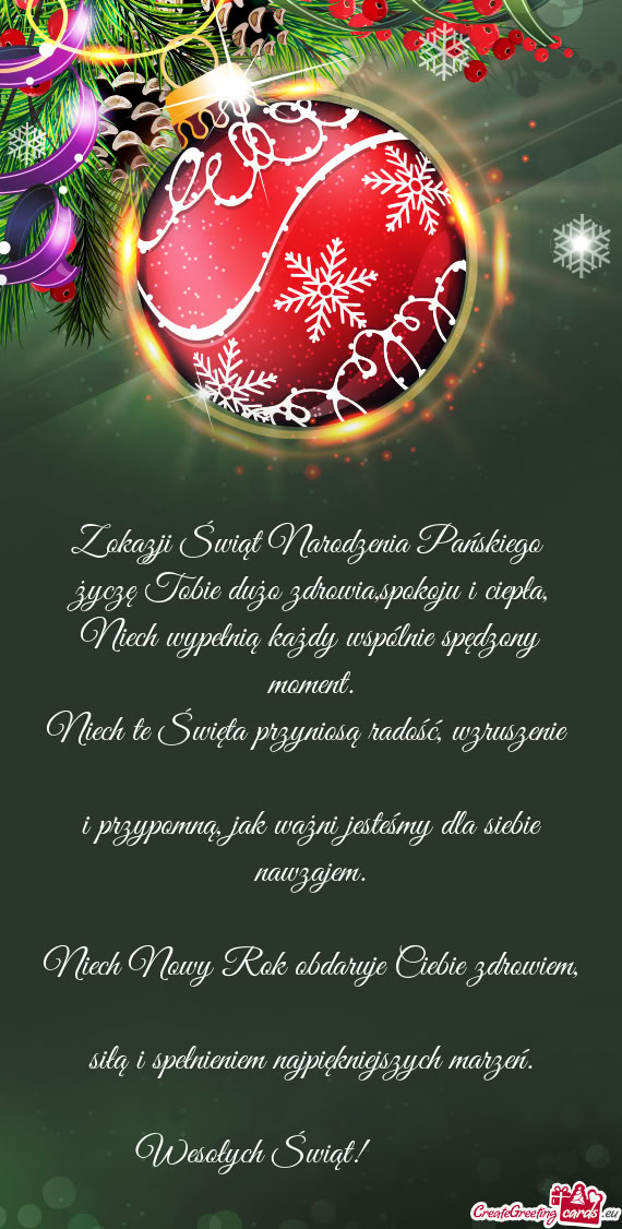 I przypomną, jak ważni jesteśmy dla siebie nawzajem