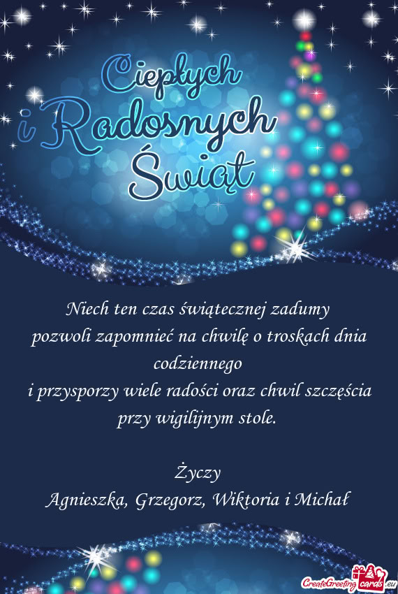 I przysporzy wiele radości oraz chwil szczęścia przy wigilijnym stole