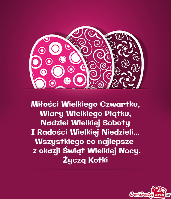 I Radości Wielkiej Niedzieli