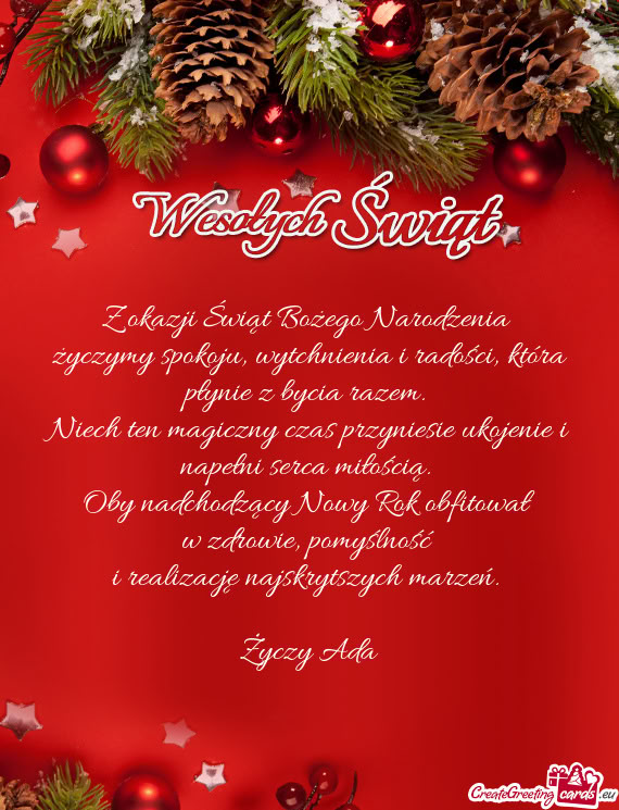 I realizację najskrytszych marzeń