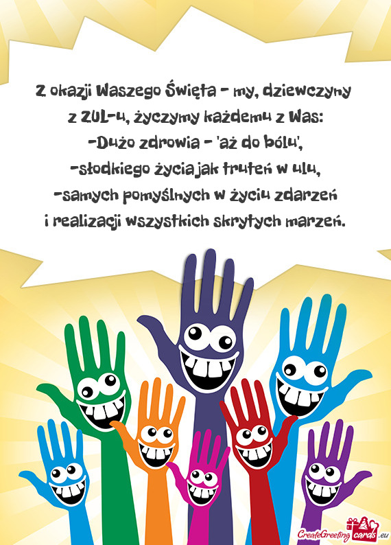 I realizacji wszystkich skrytych marzeń