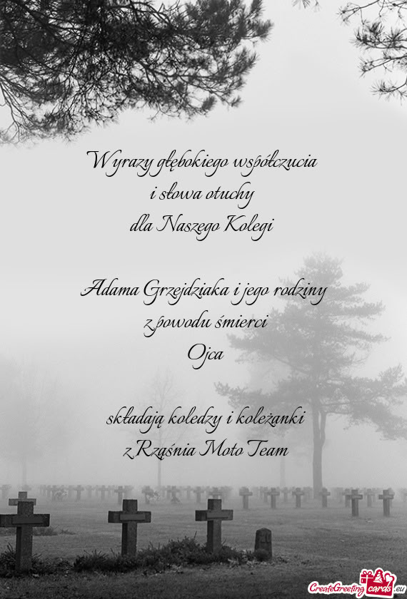 I słowa otuchy
