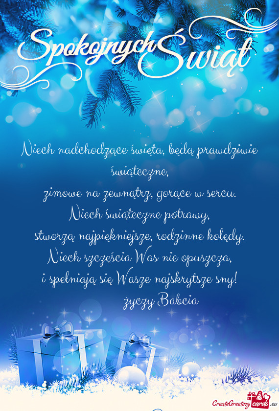 I spełniają się Wasze najskrytsze sny!    Babcia