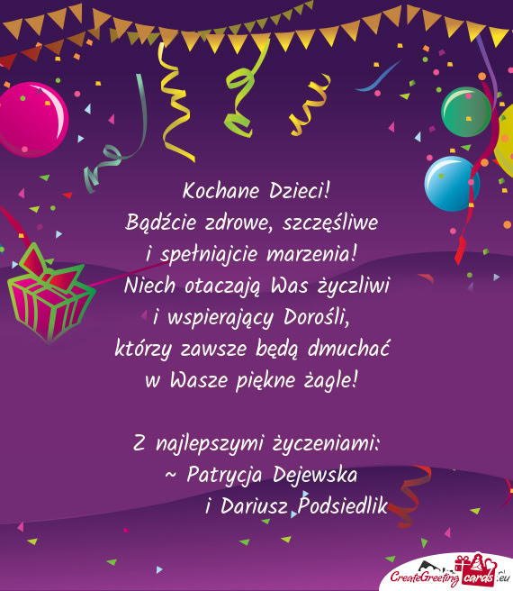 I spełniajcie marzenia