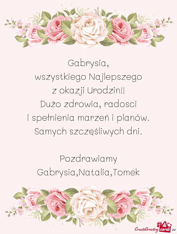 I spełnienia marzeń i planów