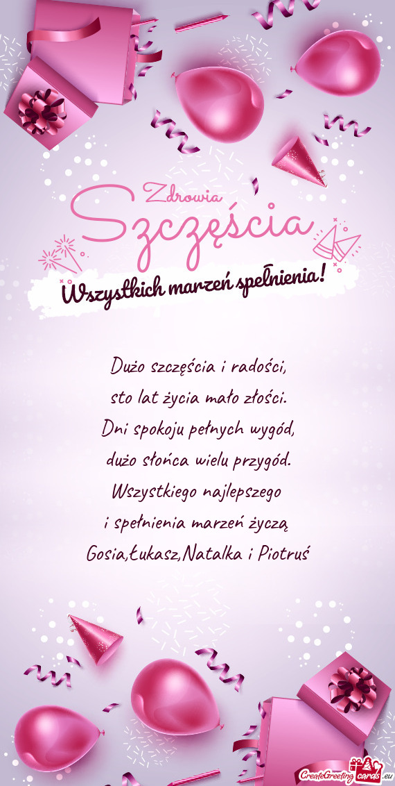 I spełnienia marzeń życzą