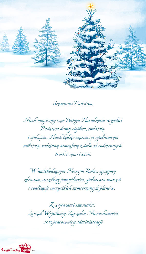 I spokojem. Niech będzie czasem, przepełnionym miłością, rodzinną atmosferą z dala od codzien