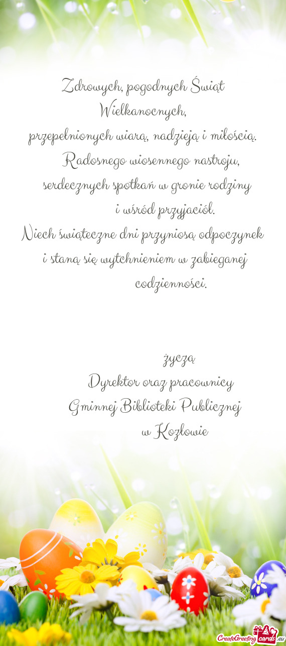 I staną się wytchnieniem w zabieganej