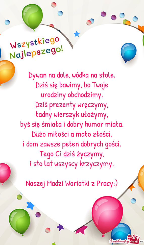 I sto lat wszyscy krzyczymy