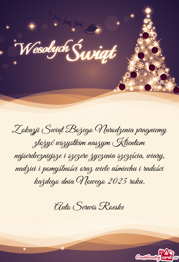 I szczere życzenia szczęścia, wiary, nadziei i pomyślności oraz wiele uśmiechu i radości każ