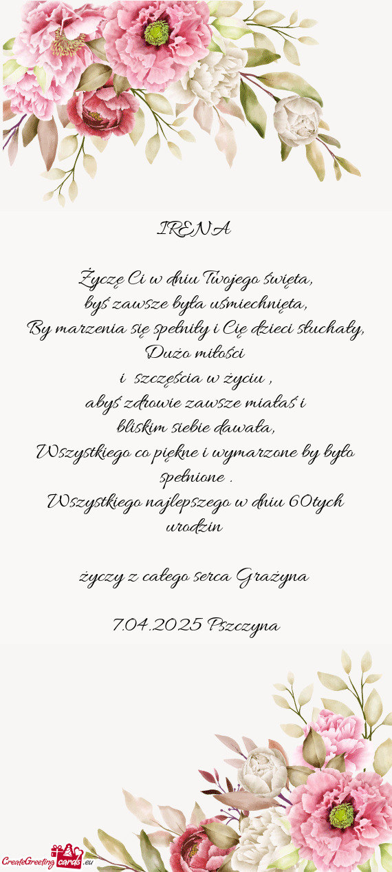 I szczęścia w życiu