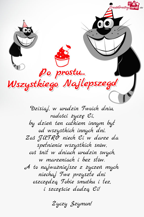 I szczęście dadzą Ci! Szymon