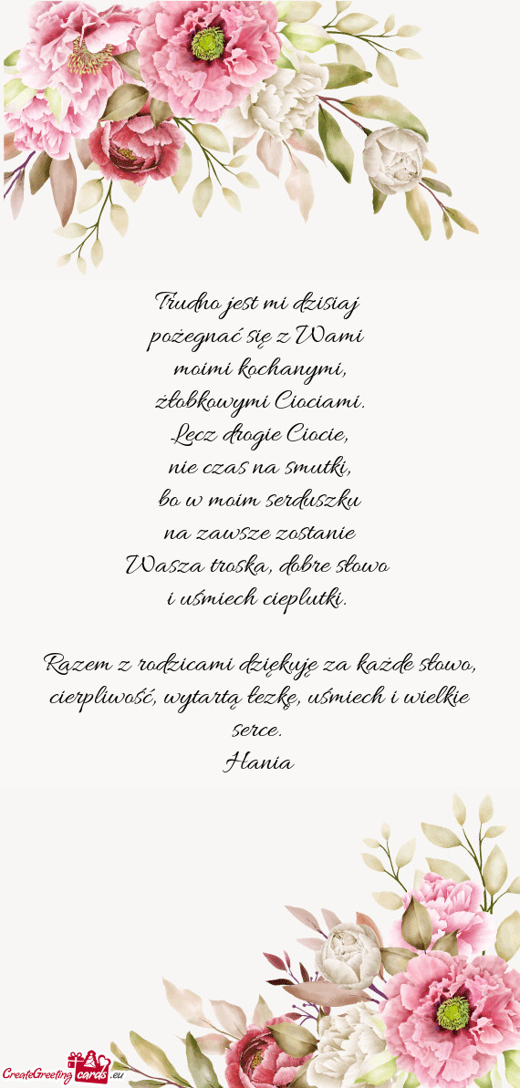 I uśmiech cieplutki