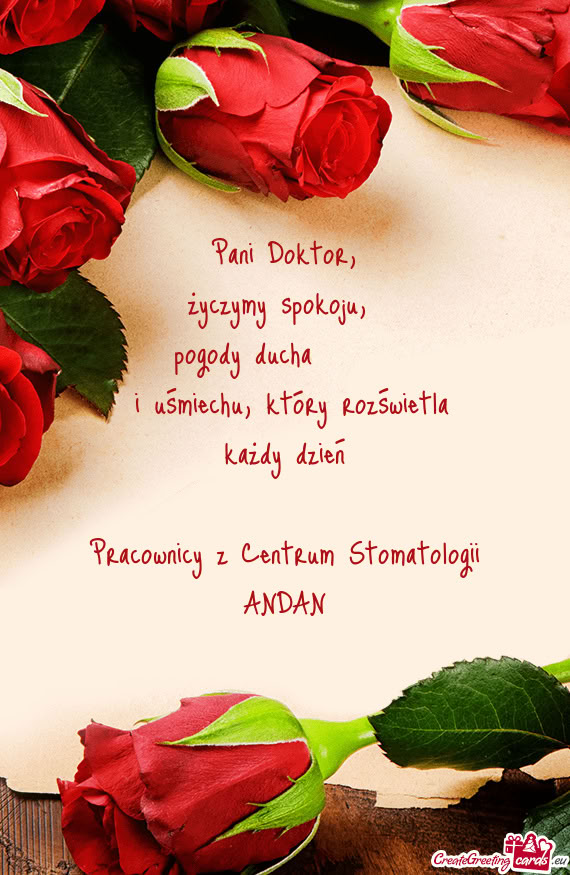 I uśmiechu, który rozświetla każdy dzień