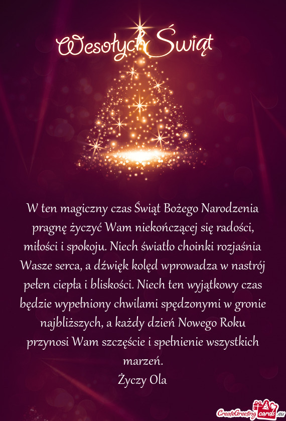 I w gronie najbliższych, a każdy dzień Nowego Roku przynosi Wam szczęście i spełnienie wszystk