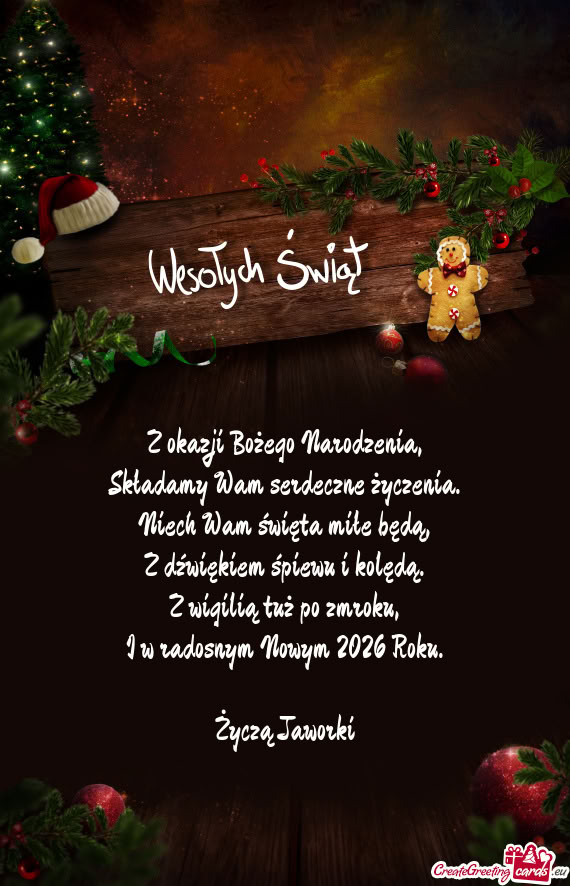 I w radosnym Nowym 2026 Roku