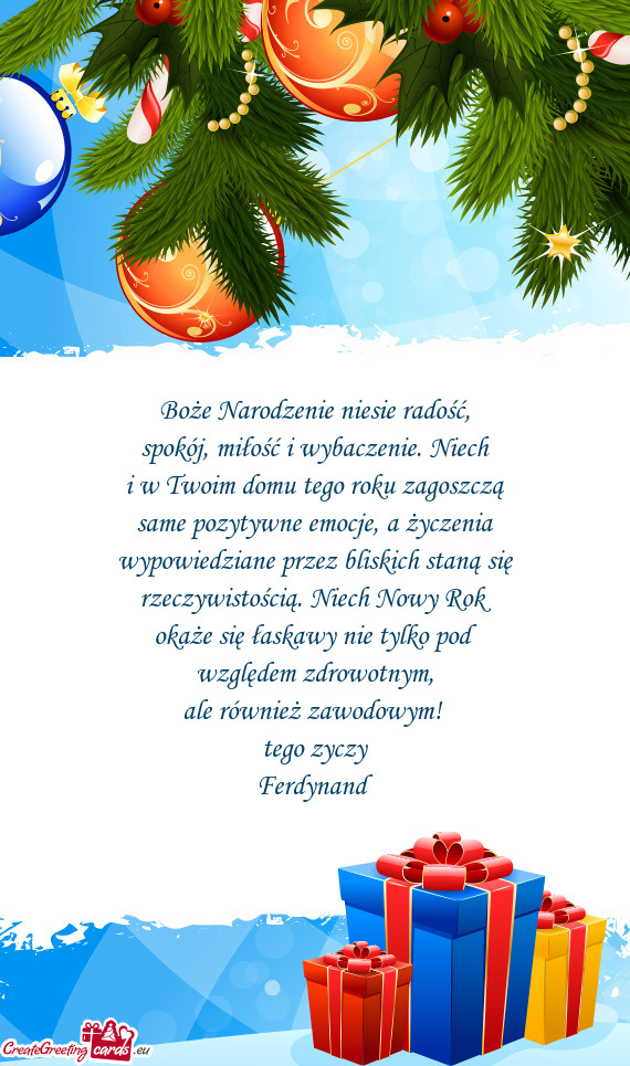 I w Twoim domu tego roku zagoszczą