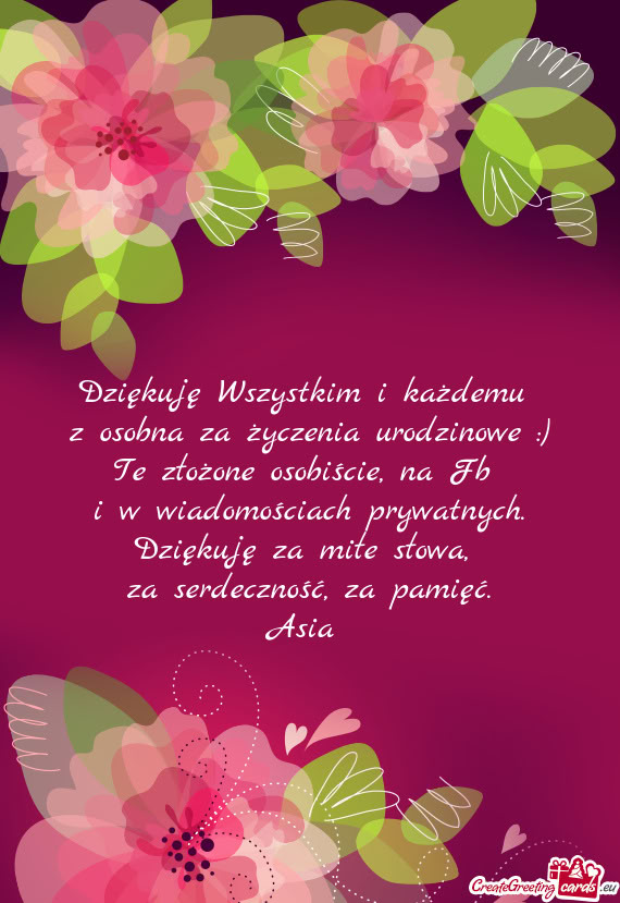 I w wiadomościach prywatnych