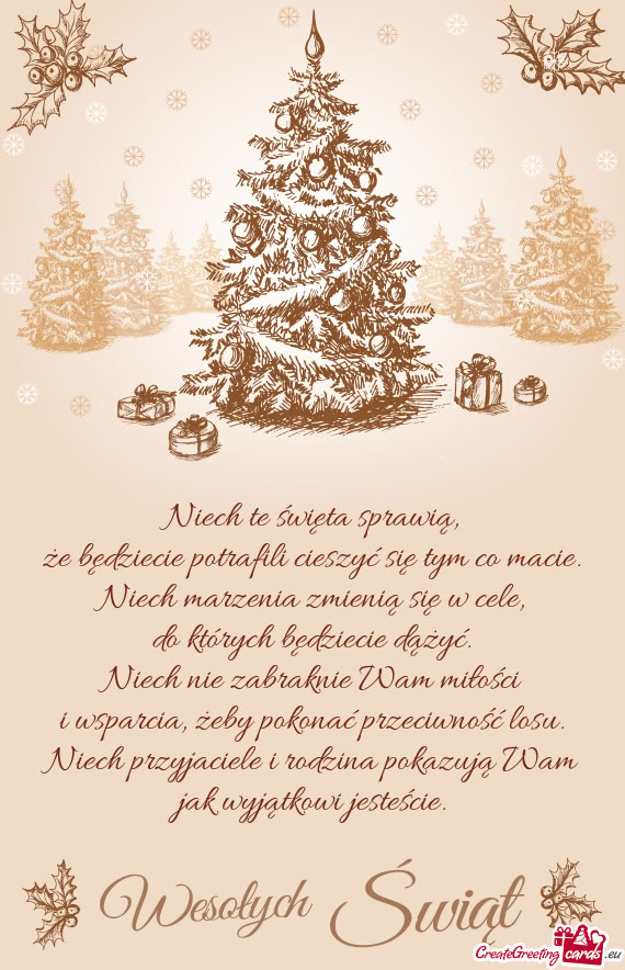 I wsparcia, żeby pokonać przeciwność losu