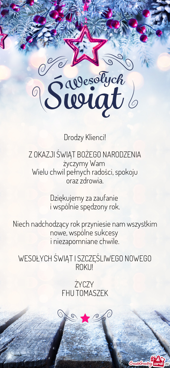 I wspólnie spędzony rok