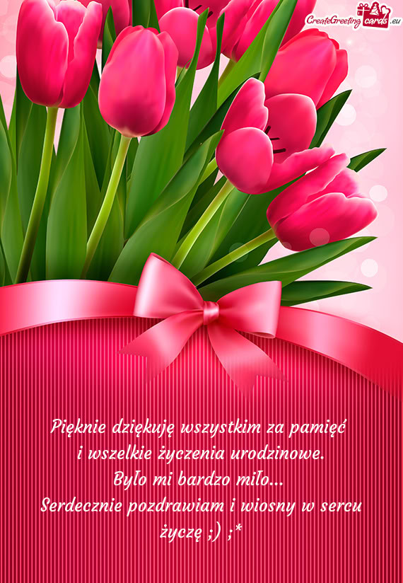 I wszelkie życzenia urodzinowe