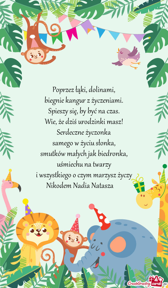 I wszystkiego o czym marzysz Nikodem Nadia Natasza ❤️