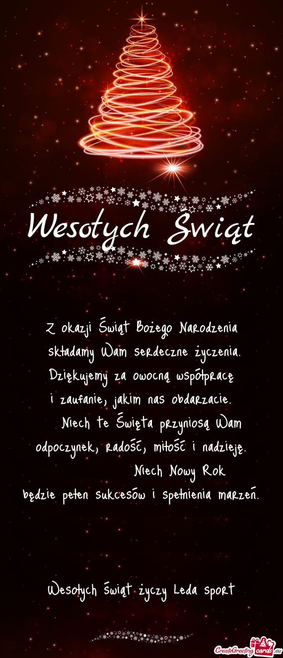 I zaufanie, jakim nas obdarzacie