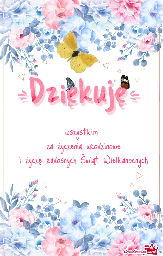 I życzę radosnych Świąt Wielkanocnych 😘