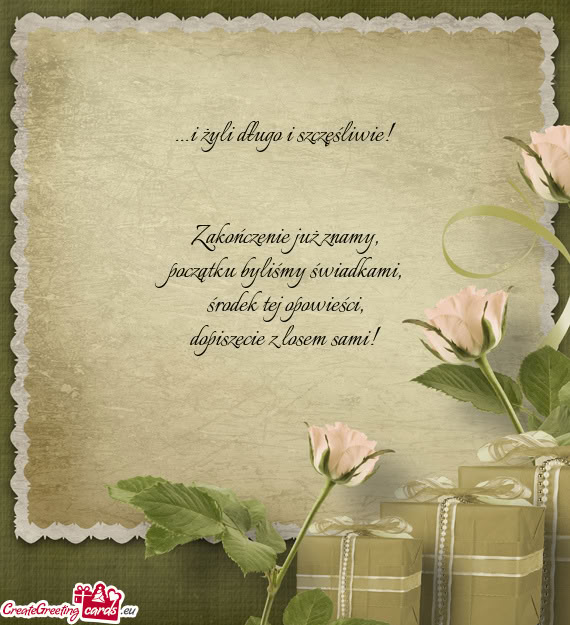 I żyli długo i szczęśliwie