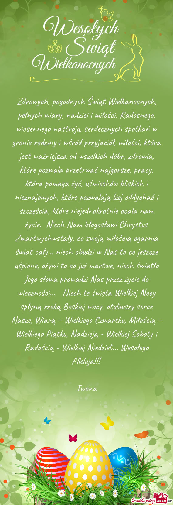 Ią ogarnia świat cały… niech obudzi w Nas to co jeszcze uśpione, ożywi to co już martwe, nie
