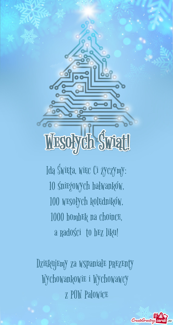 Idą Święta, więc Ci życzymy