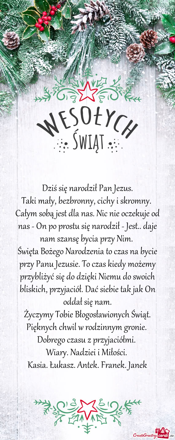 Ię do dzięki Niemu do swoich bliskich, przyjaciół. Dać siebie tak jak On oddał się nam