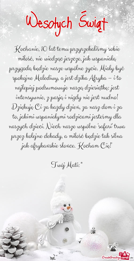 Iej podsumowuje naszą dziesiątkę: jest intensywnie, z pasją i nigdy nie jest nudno! Dziękuję C