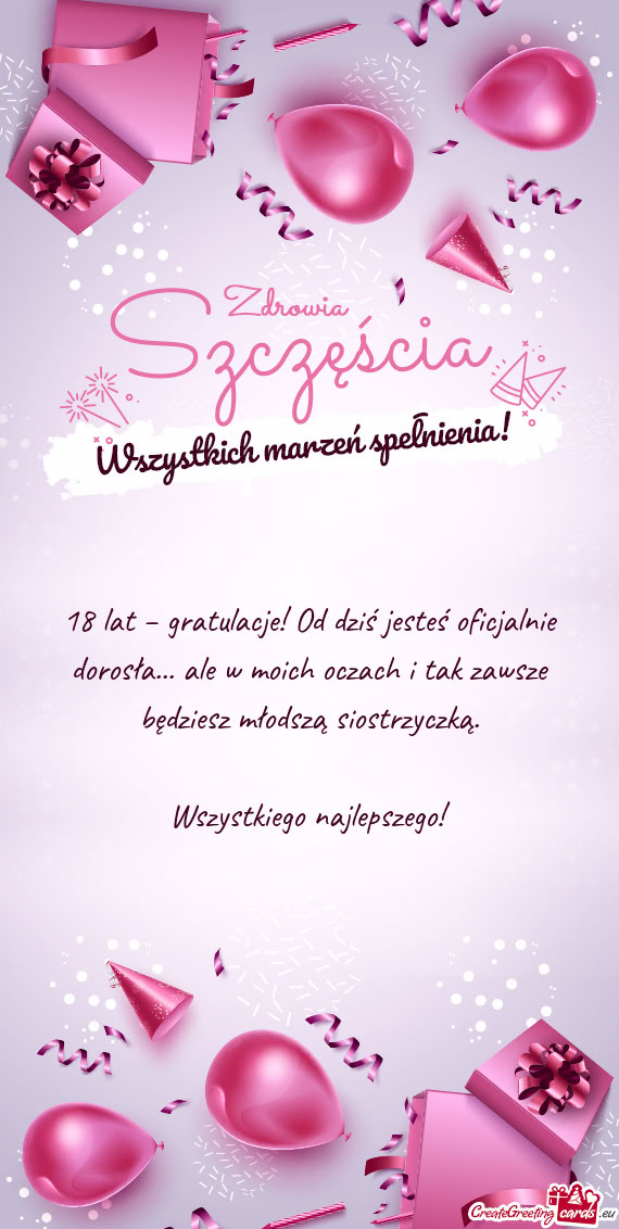 Iesz młodszą siostrzyczką