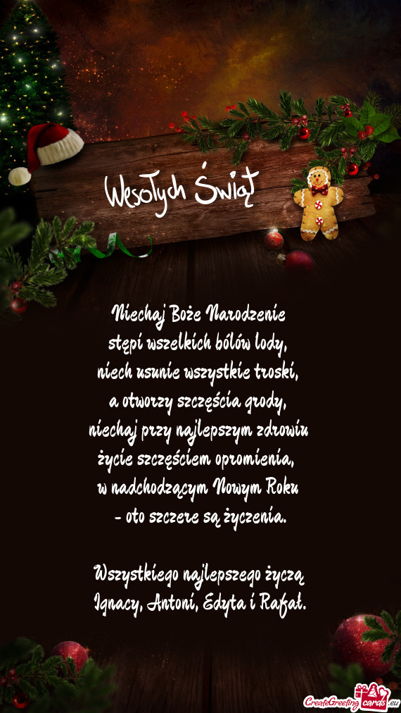 Ignacy, Antoni, Edyta i Rafał