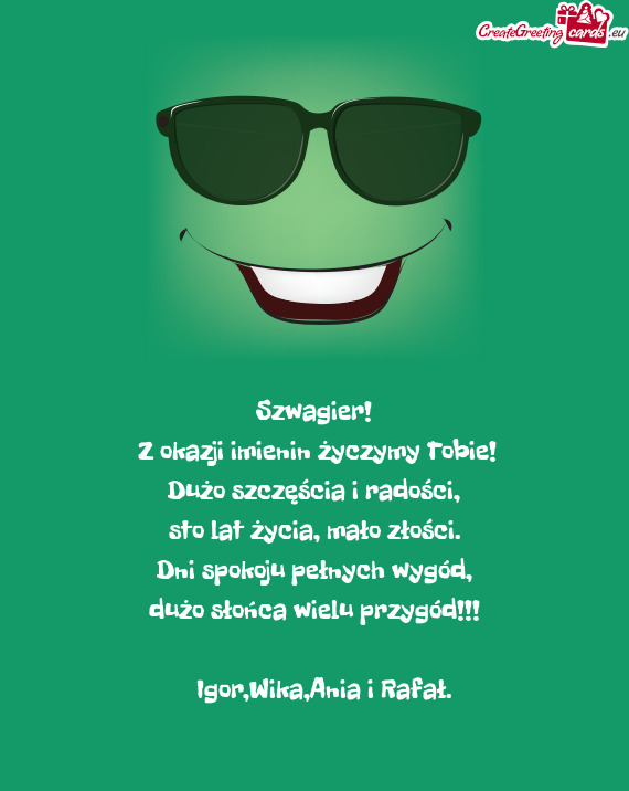 Igor,Wika,Ania i Rafał