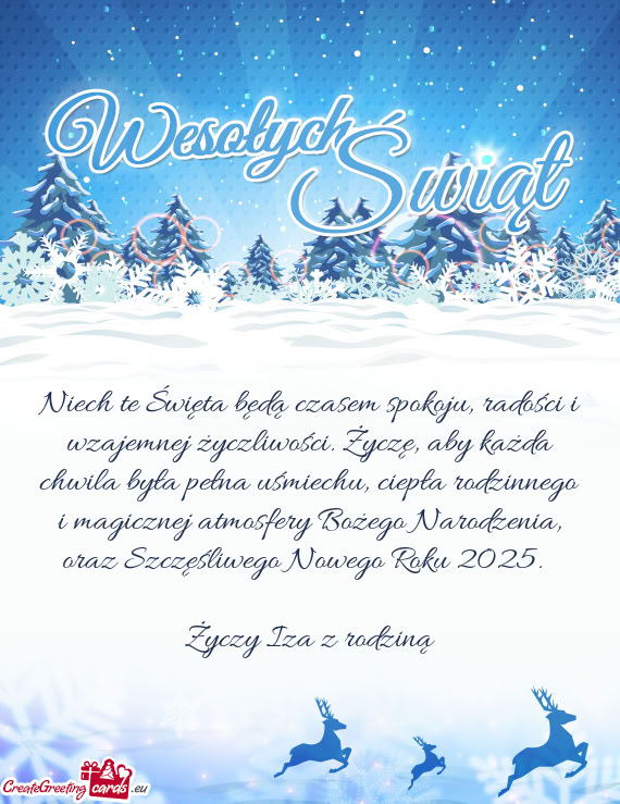 Ila była pełna uśmiechu, ciepła rodzinnego i magicznej atmosfery Bożego Narodzenia, oraz Szczę