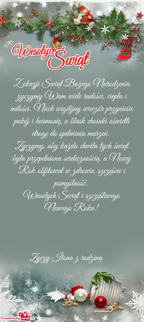 Ilona z rodziną 💝