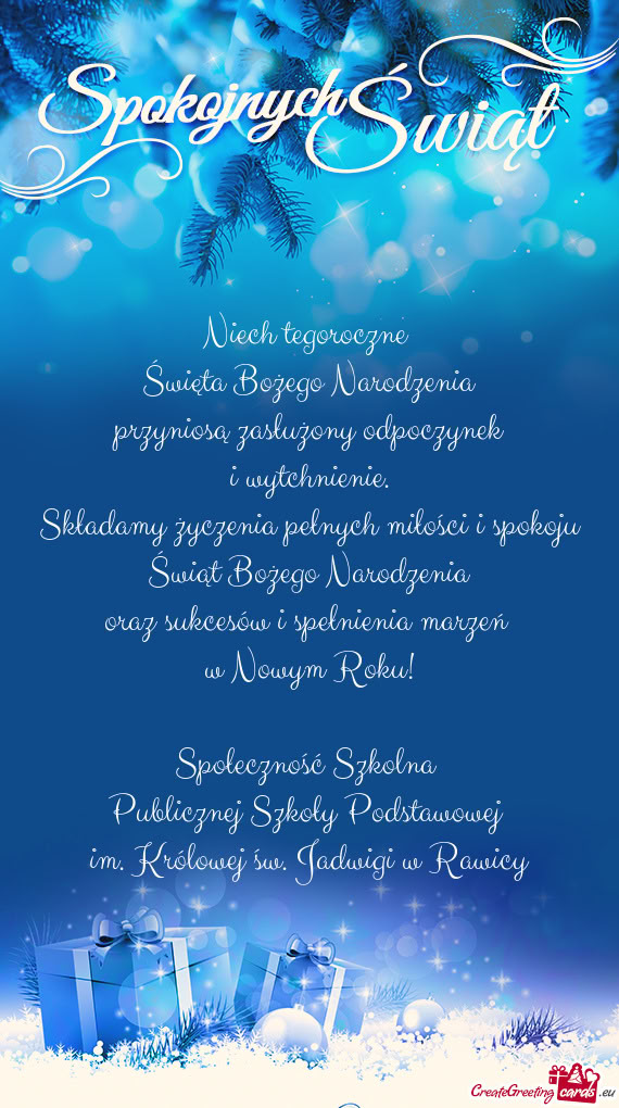 Im. Królowej św. Jadwigi w Rawicy